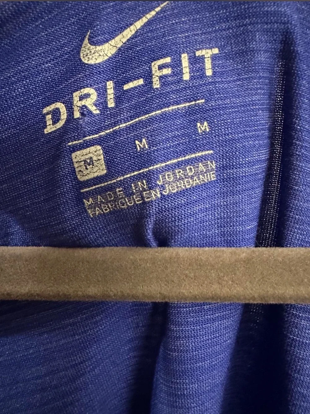 Nike Blue Heather Dri-FIT Athletic Tank
